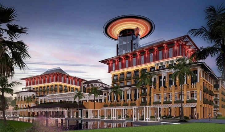 Đồ họa khu nghỉ dưỡng Rixos Phu Quoc - Ảnh: SG